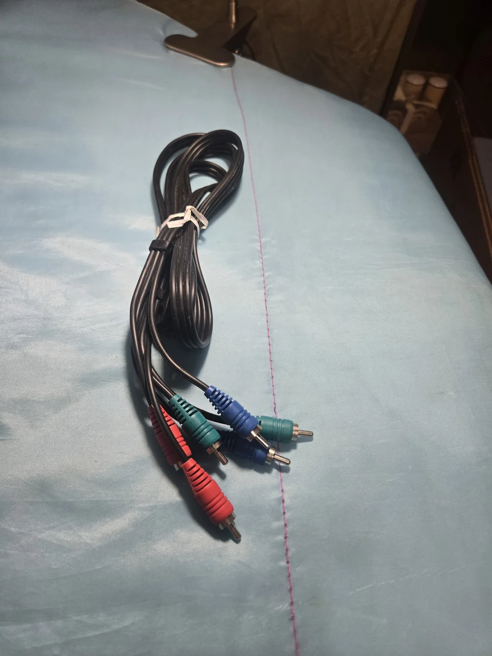 Composite Component AV Cable with Red, Green, Blue RCA Connectors